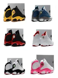2019 Youth children athletic sports sneakers Infant Black Boy girl 13s Bred History of Flight Kids basketball shoes size 28355466677
