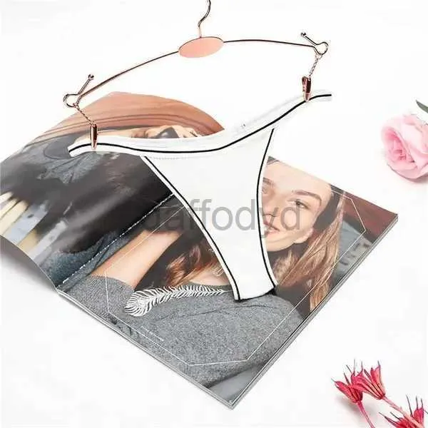 Slipje Dames Damesslipje Dames Sexy Schroefdraad Katoen Thongs Vrouwelijk Dun Riem G-strings Ondergoed Zacht Ademend T-back Effen Lingerie ldd240311