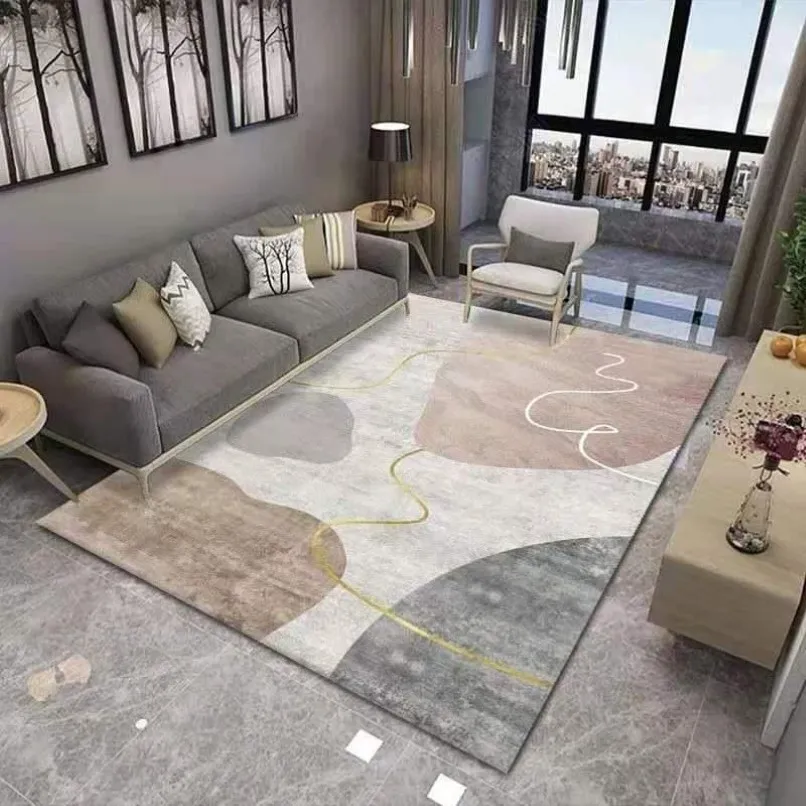 Mattor för vardagsrum hem dekoration dekorera matta tvättbar golv lounge matta stora mattor sovrum modern2207