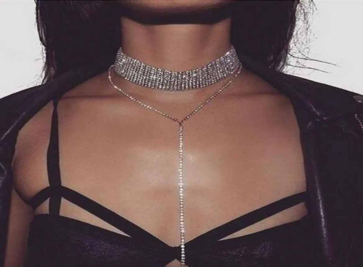 Bijoux de mariée en cristal scintillant, collier en argent et or, diamants, ensembles de bijoux de mariage pour mariée, demoiselles d'honneur, accessoires pour femmes, 20197293834