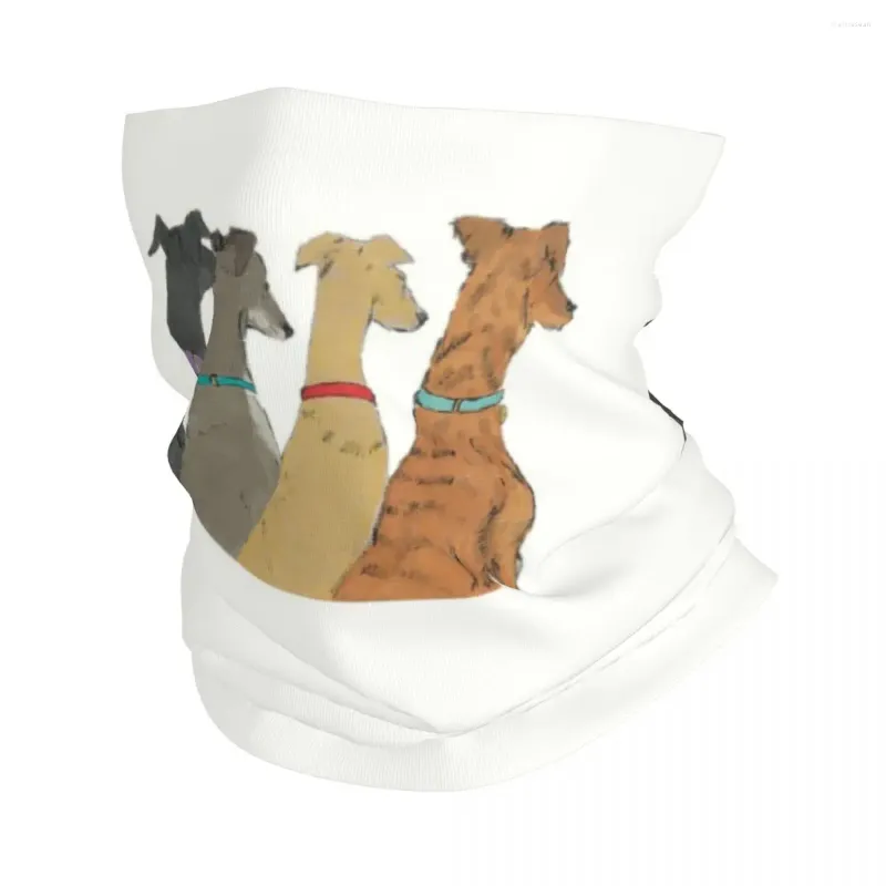 Bandanas Bekleyen Greyhounds Köpek Bandana Kış Boynu Için Kadınlar Rüzgar Geçirmez Sarma Yüz Eşarp Greyhound Whippet Sighthound Gaiter Kafa Bandı