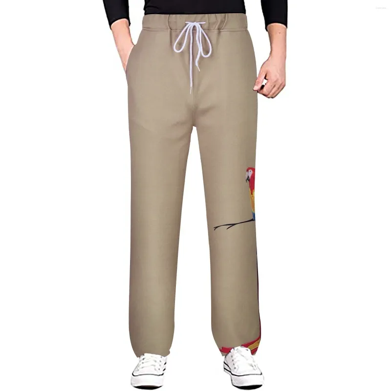 Calças masculinas sweatpants para macio confortável solto ajuste calças de perna larga esportes correndo jogger cordão pantalones hombre
