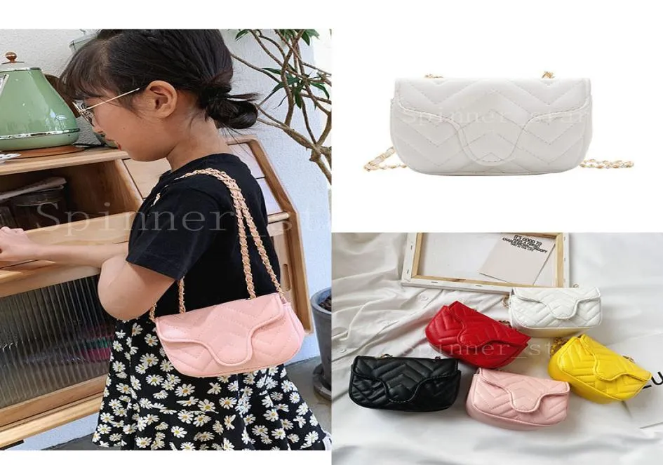 Torebki małej dziewczynki moda Pu Oneshoulder łańcuch pojedynczy na ramię Wydrukowane wykwintne praktyczne portfel Bag4132698