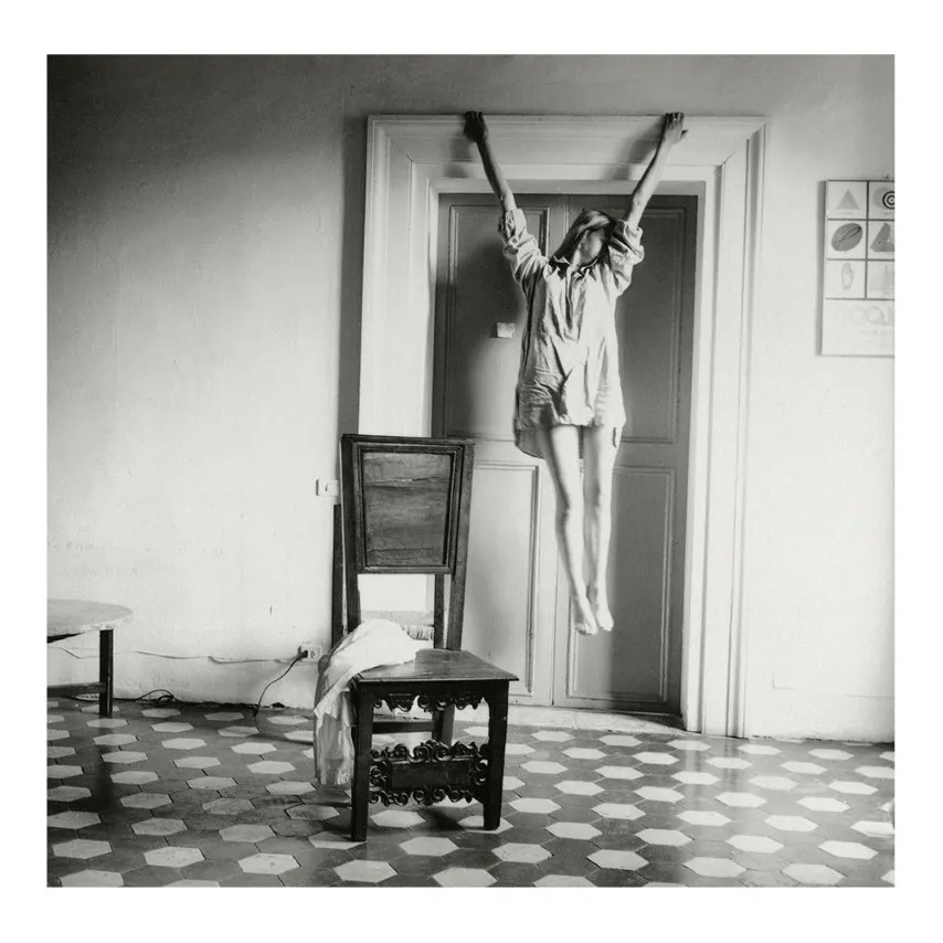 Francesca Woodman Sem Título Roma Itália 1977 Pintura Cartaz Impressão Decoração de Casa Emoldurada ou Sem Moldura Popaper Material289k