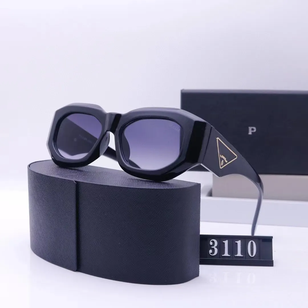 2024 Мужские дизайнерские солнцезащитные очки на открытом воздухе Модные классические женские солнцезащитные очки для женщин Роскошные очки смешанных цветов Опционально Треугольная подпись gafas para