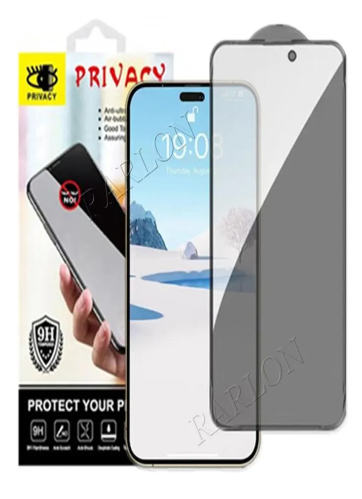 Tam Kapsama Gizlilik Temperlenmiş Cam Antispy Ekran Koruyucu Film İPhone 14 Pro MAX 14PRO 13 13 PRO 12 MINI 11 XS XR X 8 7 6S1177438