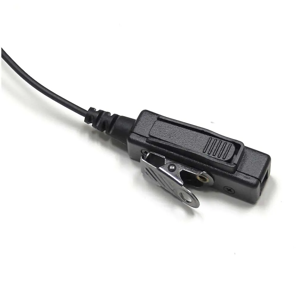 Zestaw słuchawkowy do słuchawki przezroczystą cewki PTT 4 pakiet z 2-pinową wtyczką Hytera