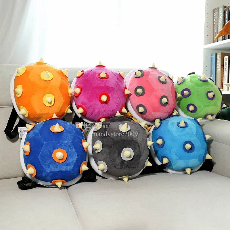 2024 neue Cartoon Schildkröte Shell Plüsch Rucksack Schöne Koopa Kinder Shell Puppe Rucksack Lustige Schildkröte Rucksäcke