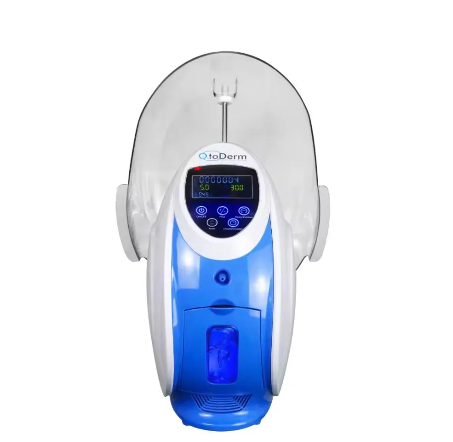 O2 Derm oxygen therapy facial machine with LED dome and oxygen spray ...
