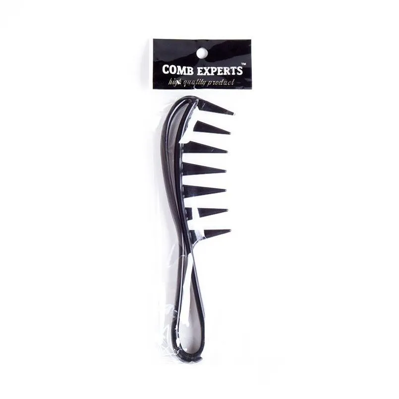 Escovas de cabelo Grande Pente de Dente Mens Plástico Voltar Três-Nsional Handle Curva Salon Drop Delivery Produtos Cuidados Styling Ferramentas Otpbs