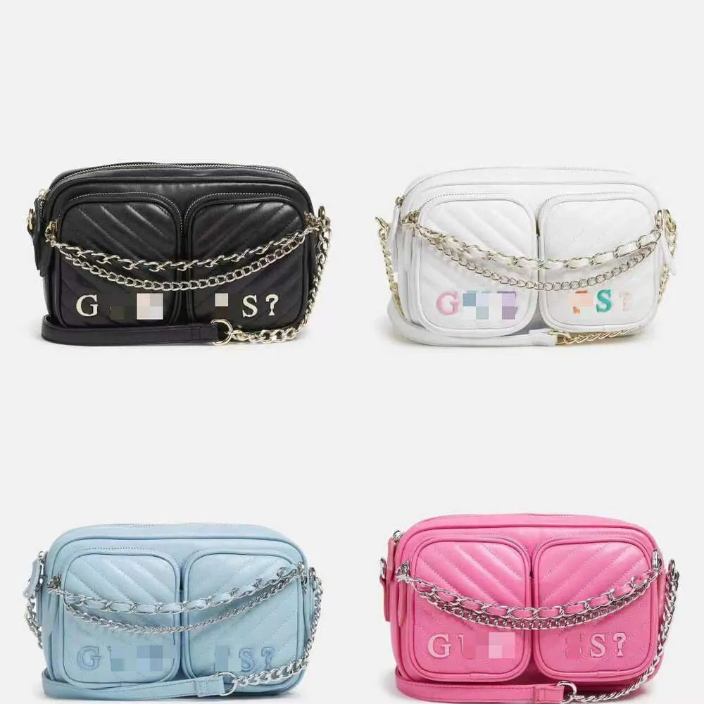 Shop Handbag Promotion Gs2024 New High End Womens Chain Diamond Pattern Fashion Versatile One Shoulder Crossbody Bag Guessing Home Small Square