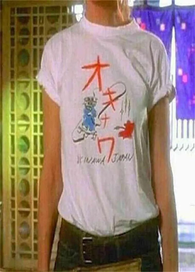 T-shirt unisexe Kill Bill Okinawa, à la mode des années 90, film Quentin Tarantino, Style japonais, Kawaii Grunge, 2105126212490