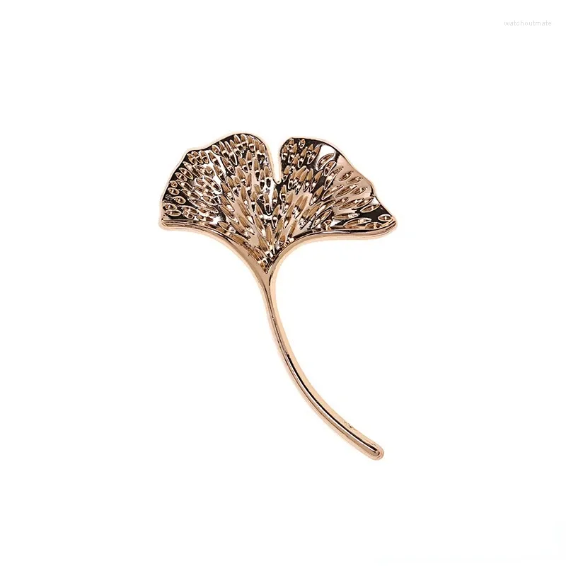 Brooches Metal Leaf Men Suit Shirt Collar Pins Scarf Buckle Badge Corsage Vintage Jewelry Gifts For Women Accessories