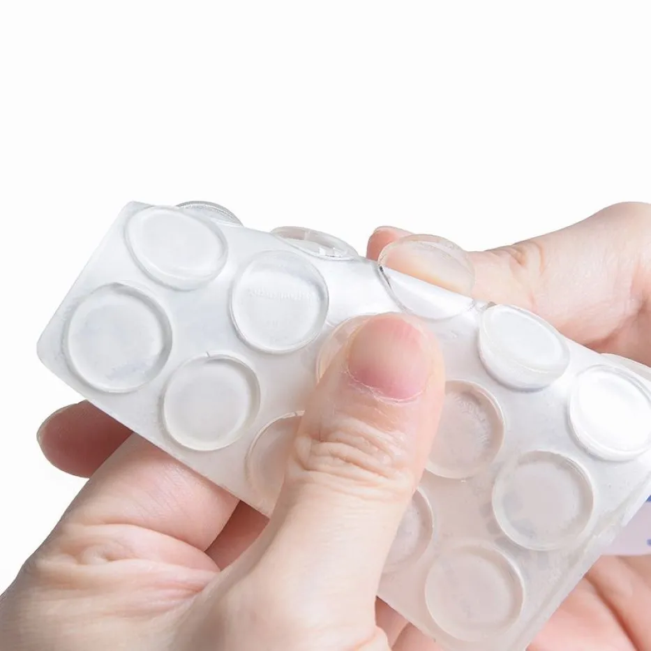 Amortisseurs en caoutchouc de Silicone auto-adhésifs, 30 à 80 pièces, tampons pour armoire, tampons de meubles, matériel de protection, 231F