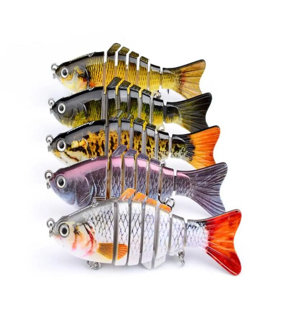 12 cm 15g fogad lock basfiske bete toppvatten crankbait gädda artificail betar livtrogande öring lock set 7 segment sjunkande swimba4347868