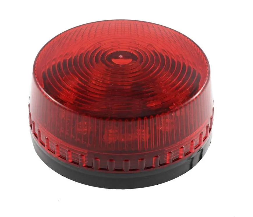 Lampada di segnalazione incidenti con luce stroboscopica industriale a LED AC 220V rossa LTE5061 De3060634