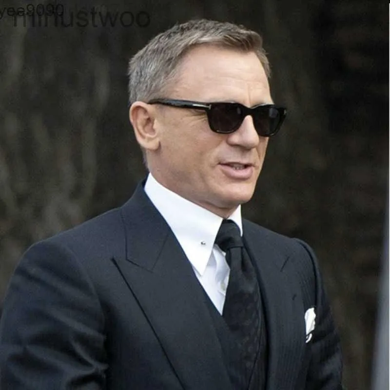 Square James Bond Men Sunglasses Male Designer Women Super Star Celebrity Driving for Glasses L220801 Tom-fords 6LDB