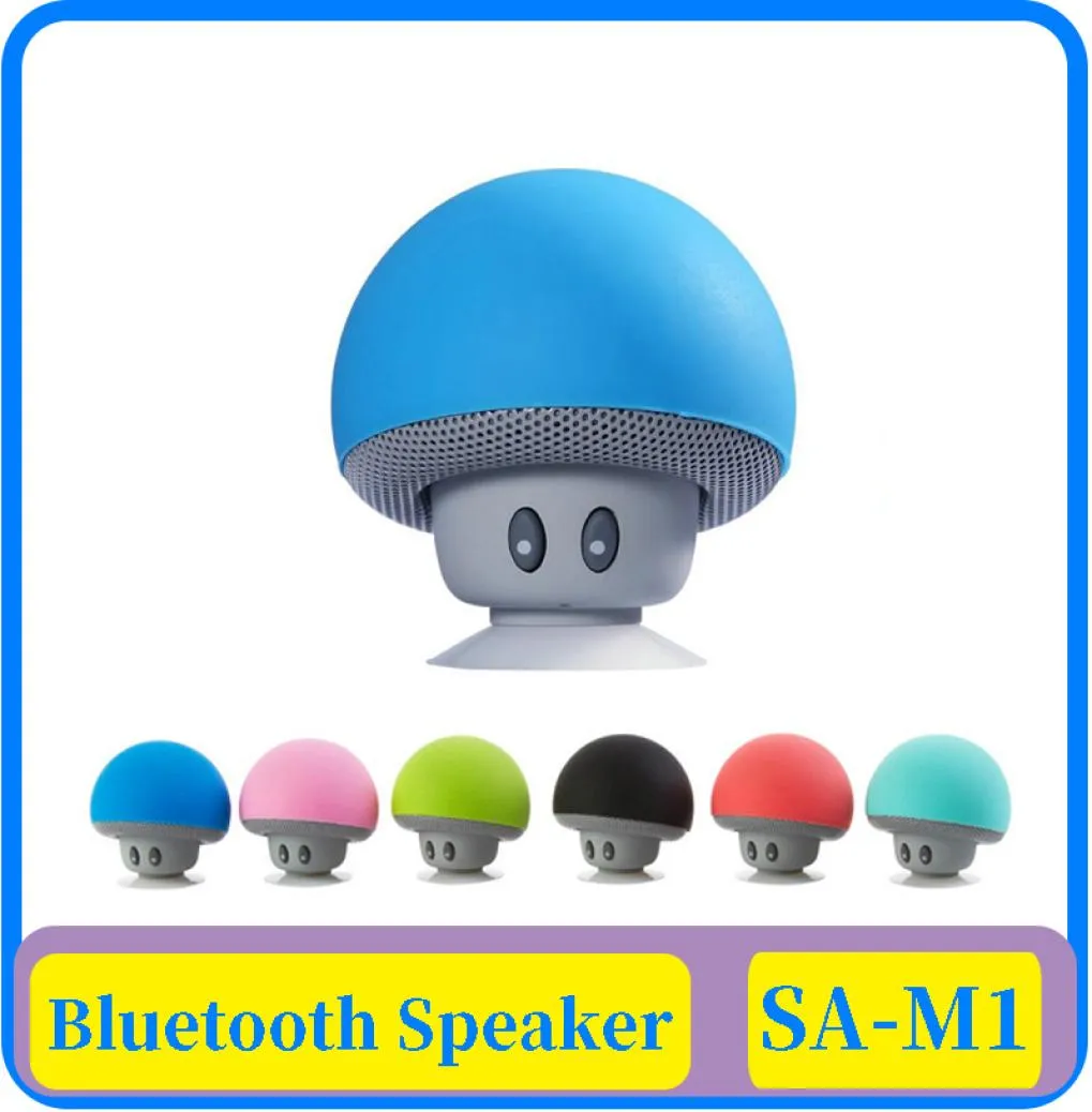 2020 nouvellement sans fil CheapCartoon champignon sans fil Bluetooth haut-parleur étanche ventouse mini haut-parleur Bluetooth o portable extérieur Bracket2047367