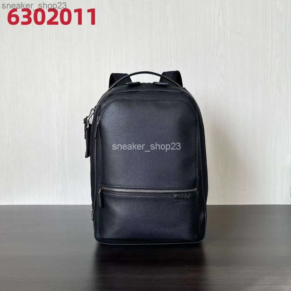 Tumiis Proste projektant plecak torba biznesowa Back Pack Harrison Leather Travel orygine 6302011 SV1G