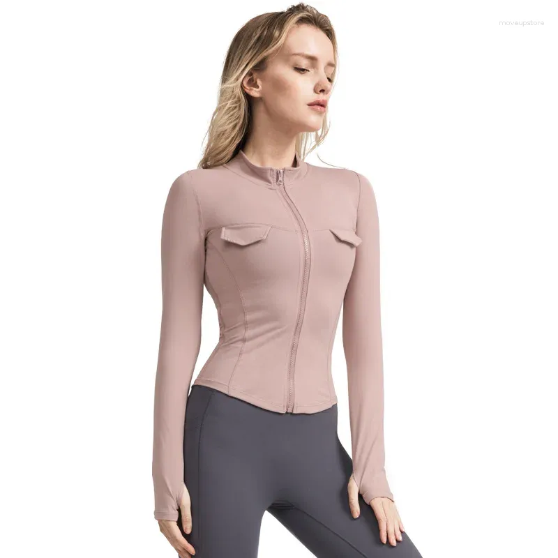 Yoga Outfits Women Fitness Jacket Long Sleeve Sport Tops Gym Tight ShirtsWomen Workout Shirts For Sports