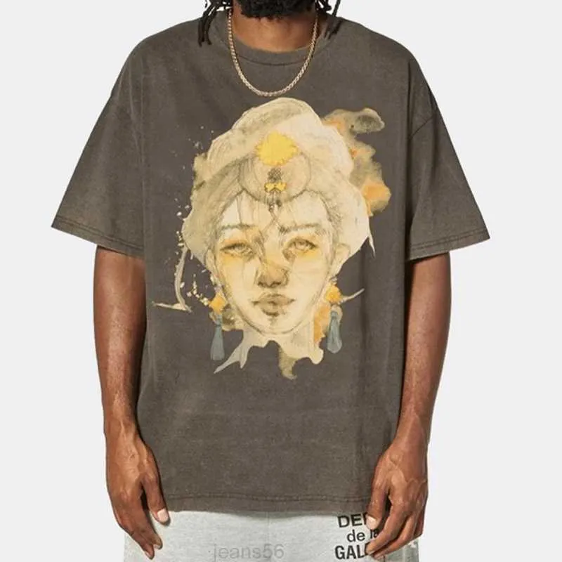 GALLLEERY DEEPPT portrait Printed Tee Fashion Man Women T-shirt Hip Hop summer FZTX395