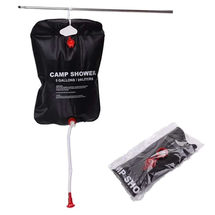 Sac de bain pour équipement de Camping, sac de stockage d'eau de pique-nique, sac de douche de terrain, sac d'eau pliant de Camping en plein air, sac de douche