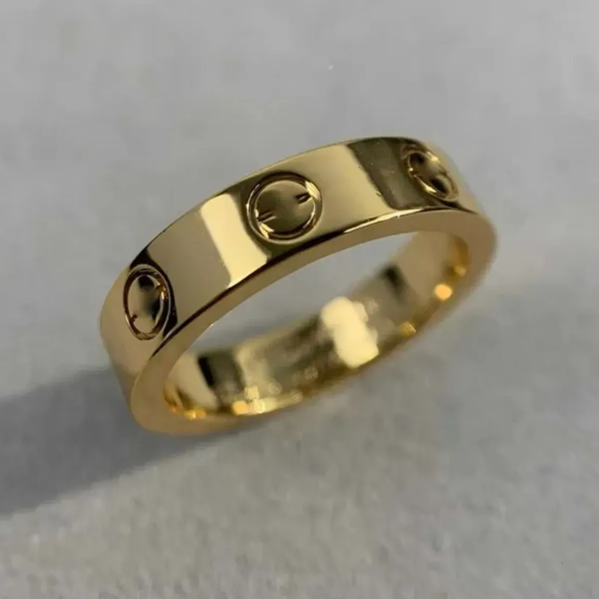 Moda 4 5 6 mm diamentowy pierścionek miłosny Złota Sier Rose 316L Pierścionki ze stali nierdzewnej Woman Man Lover Wedding Jewelry Lady Party 6 7 8 9 10 11 11