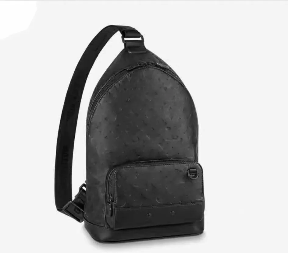 Avenue Bags Torby szkolne M46107 Racer Sling Baga cień Luksusowa marka projektant mężczyzn Mężczyźni Procypki skórzane torebki podróży torebki Kobiety Boston 24*42*12 cm