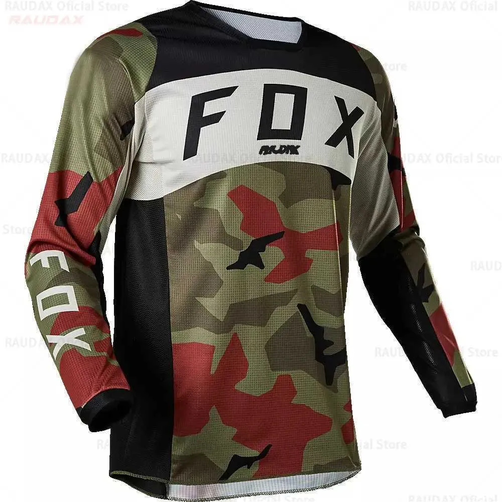 Enduro Shift Raudax Fox Youth Mx Motocross Jerseys Mens Bike Cycling Motorcycle T Shirt Dh Racing Bicycle Jersey