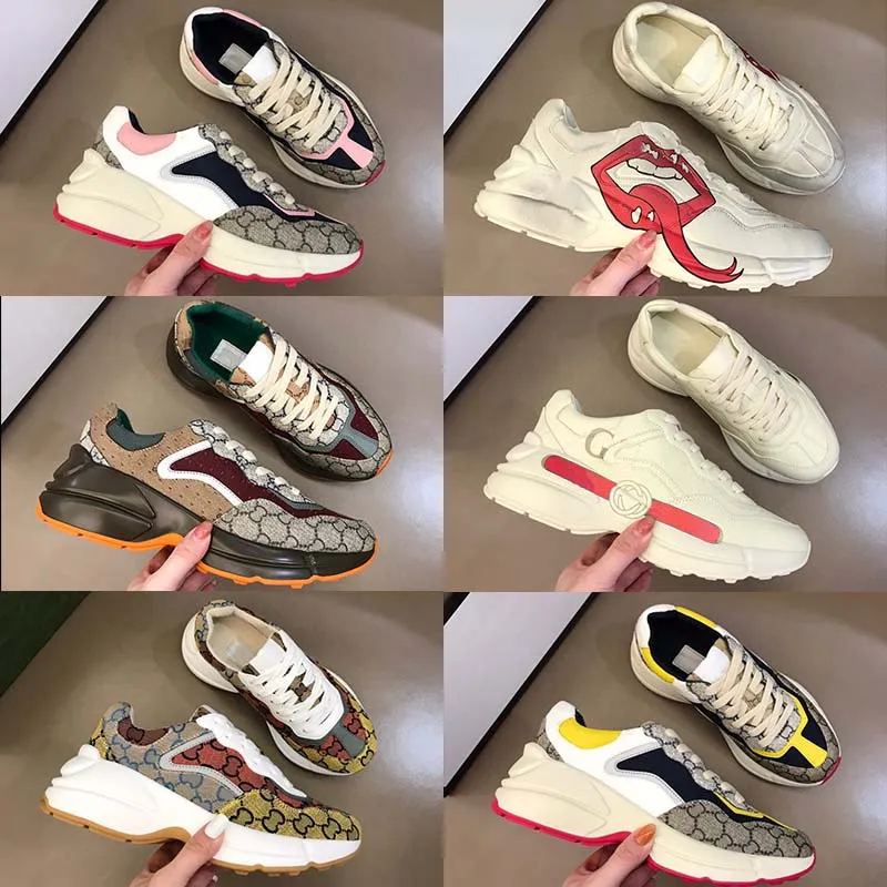 Baskets chaussures de créateur multicolore sneaker beige hommes femmes formateurs chaussures vintage dames chaussures à lacets décontractées sneaker avec des motifs de dessins animés chaussures pour hommes