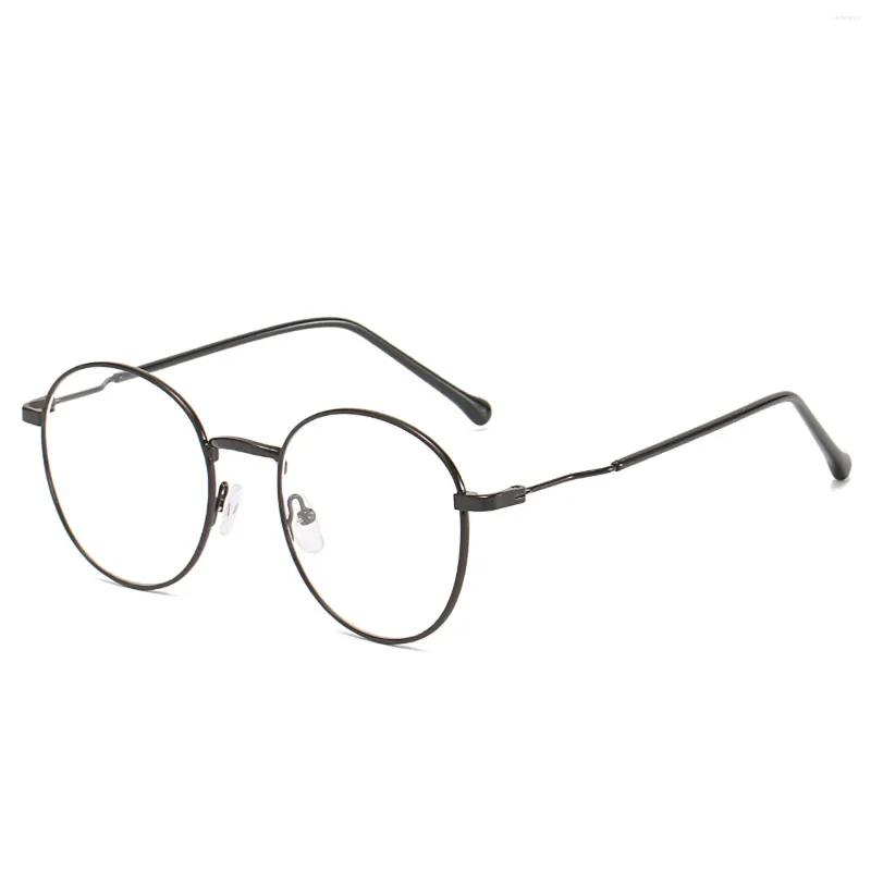 Zonnebril Retro blauw licht blokkerende bril Rond frame Pochrome lens UV-tinten Brillen voor binnen en buiten