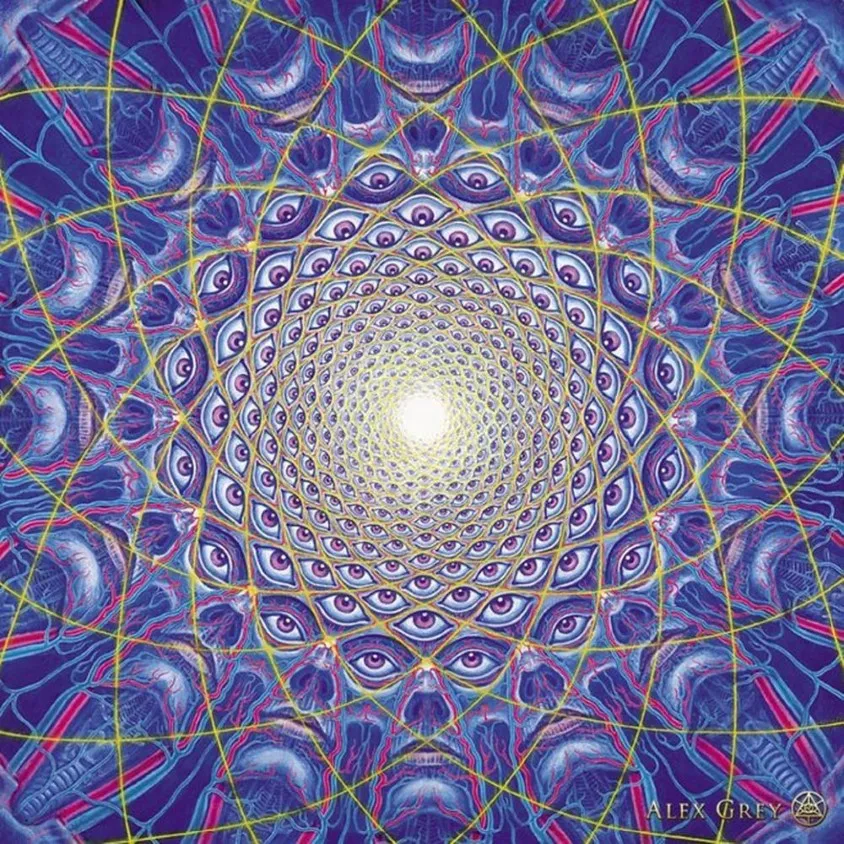 Plakat 24x24 13x13 Trippy Alex Grey Wall Plakat Drukuj dekoracje domowe naklejki ścienne plakaty-039290B