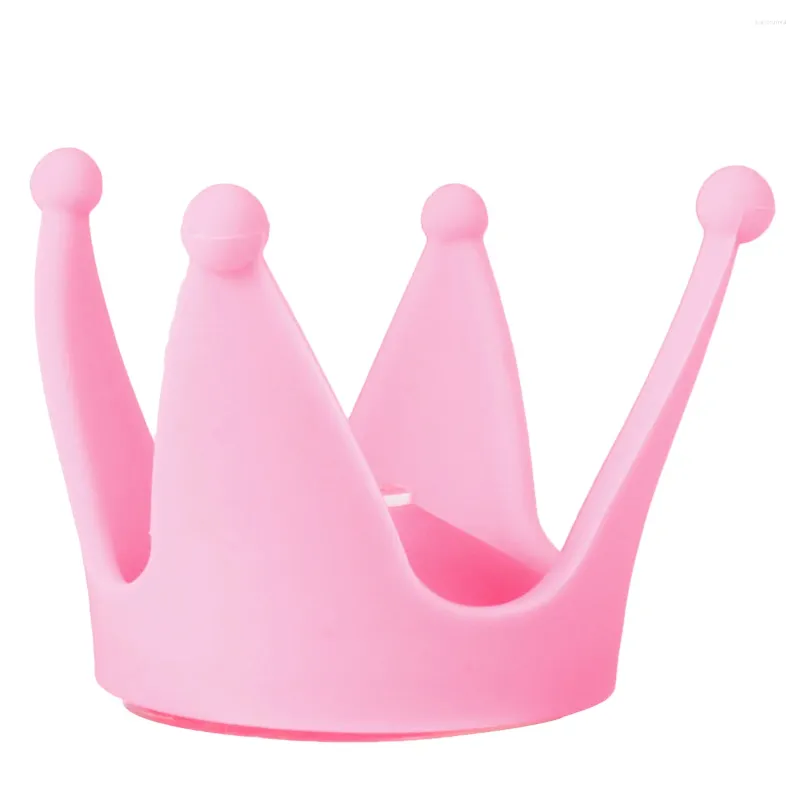 Motorcykelhjälmar 1pc Sug Cup Crown Decoration Headwear Sucker (Crown Double Light