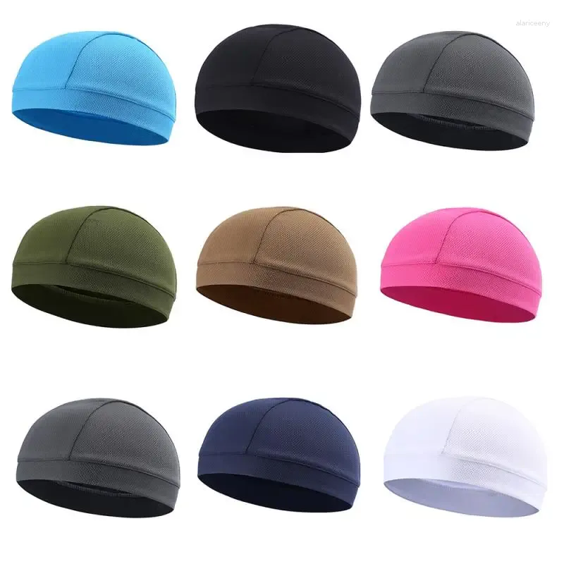 Cycling Caps Motorbike Under Helmet Beanie Cap Motorcycle Bicycle Inner Mesh Quick Dry Anti-sweat Motorcorss Riding Head