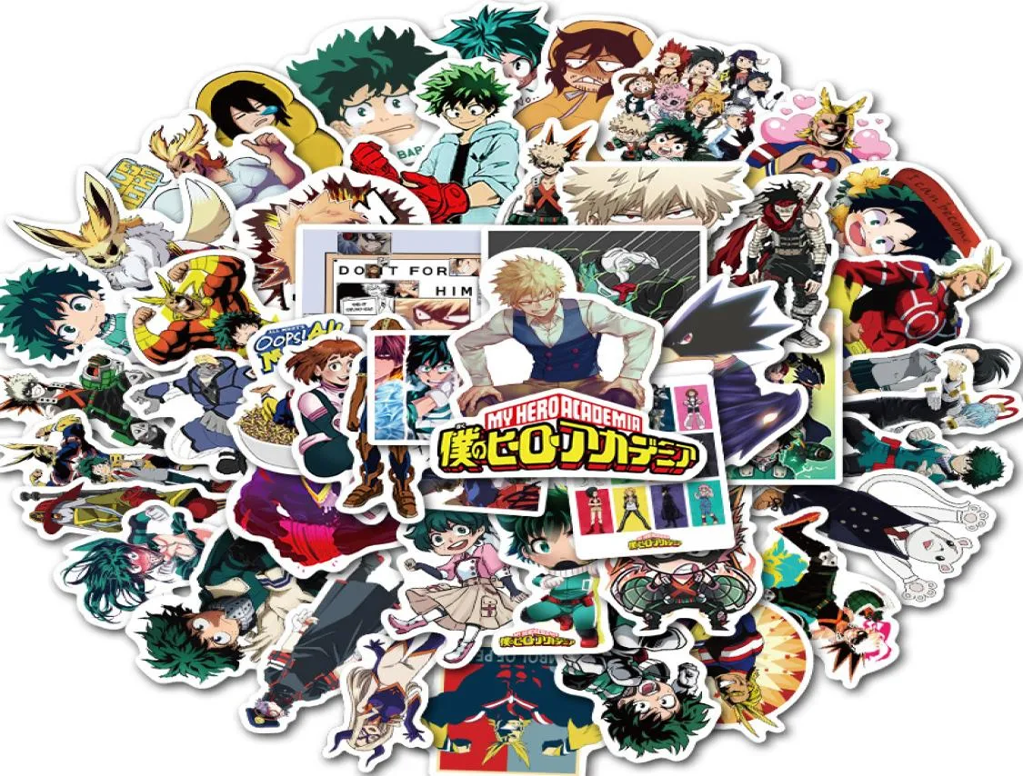 50 Niet-herhalende Anime Film Cartoon Computer Stickers Bagage Laptop Stickers Skateboard Gitaar Auto DIY Cool Graffiti Goedkoper Sti3828798