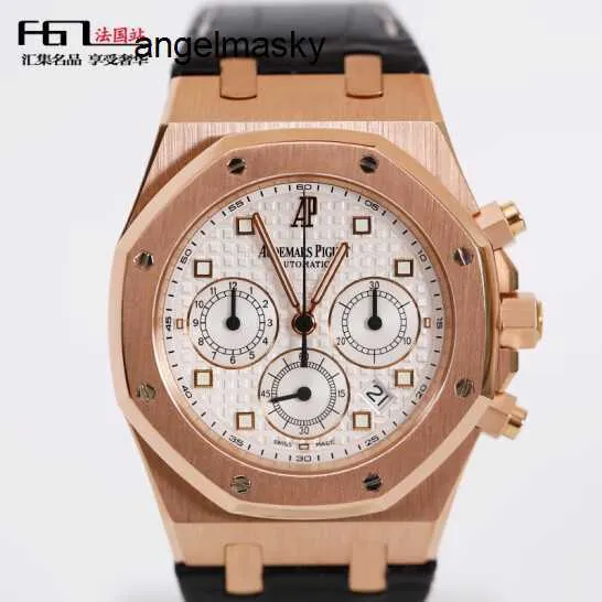 Hot Watch Elegance AP Watch Millennium Series 26022OR Mens Watch Rose Gold Automatic Mechanical Swiss Famous Watch Luxury Sports Watch Diameter 39mm