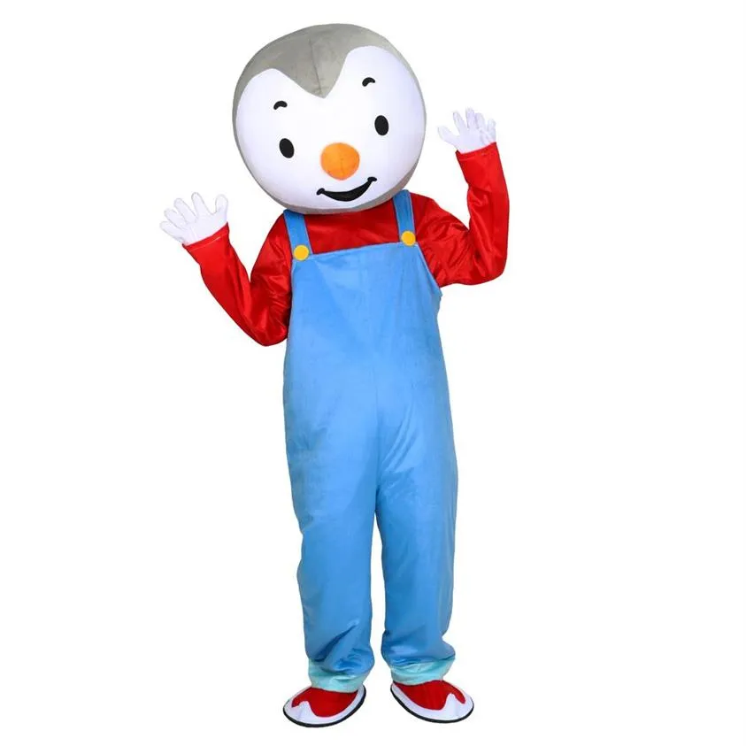 2019 Professional Made T'Choupi Mascot Costume Rozmiar dla dorosłych TCHOUPI MASCOT COSTMES FAPLE SURES na Halloween Purim Birthday Party 282Q