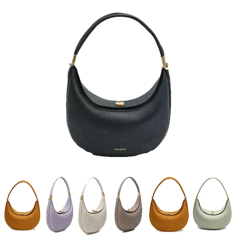 portefeuille de luxe 5a songmont luna sac songmont sac à bandoulière en cuir demi-lune sac unique designer épaule sous les bras sac pochette sac bourse fermeture à glissière