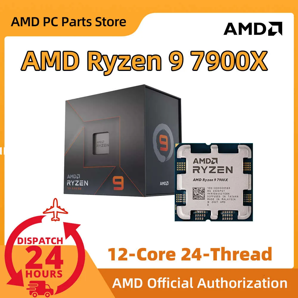 Amazon.com: AMD Ryzen 9 7900X 12-Core, 24-Thread Unlocked