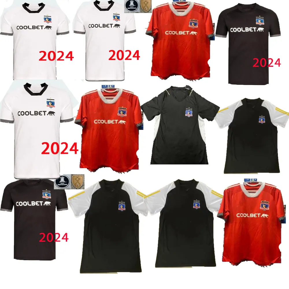 23 24 25 Colo Colo Mens Soccer Jerseys VIDAL SANTOS BOLADOS ARRIAGADA ZALDIVIA GIL FUENTES COSTA Home Away 2024 2025 Football Shirts PALACIOS PAVEZ FALCON PAREDES