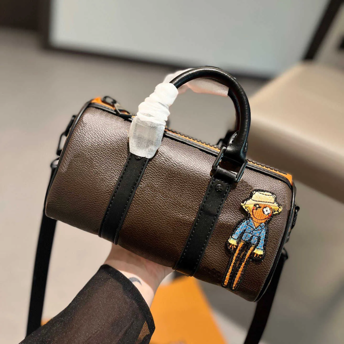 Designer Pillow Tote Handbag Crossbody Purse for Women Scarecrow Handbags