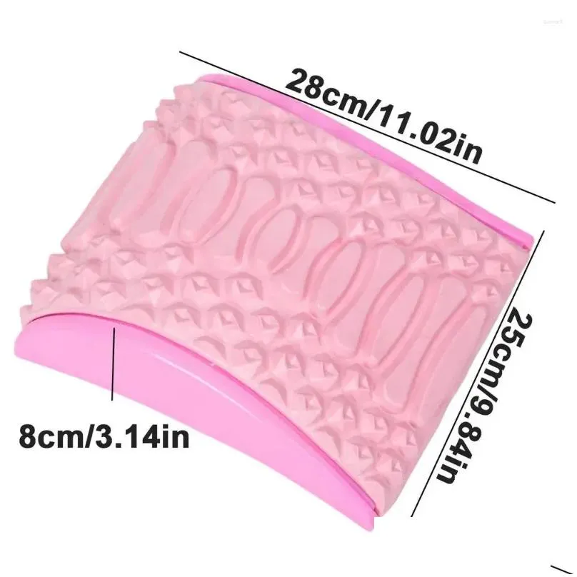 waist support spine stretcher relaxer board traction device cervical correction bone bed for