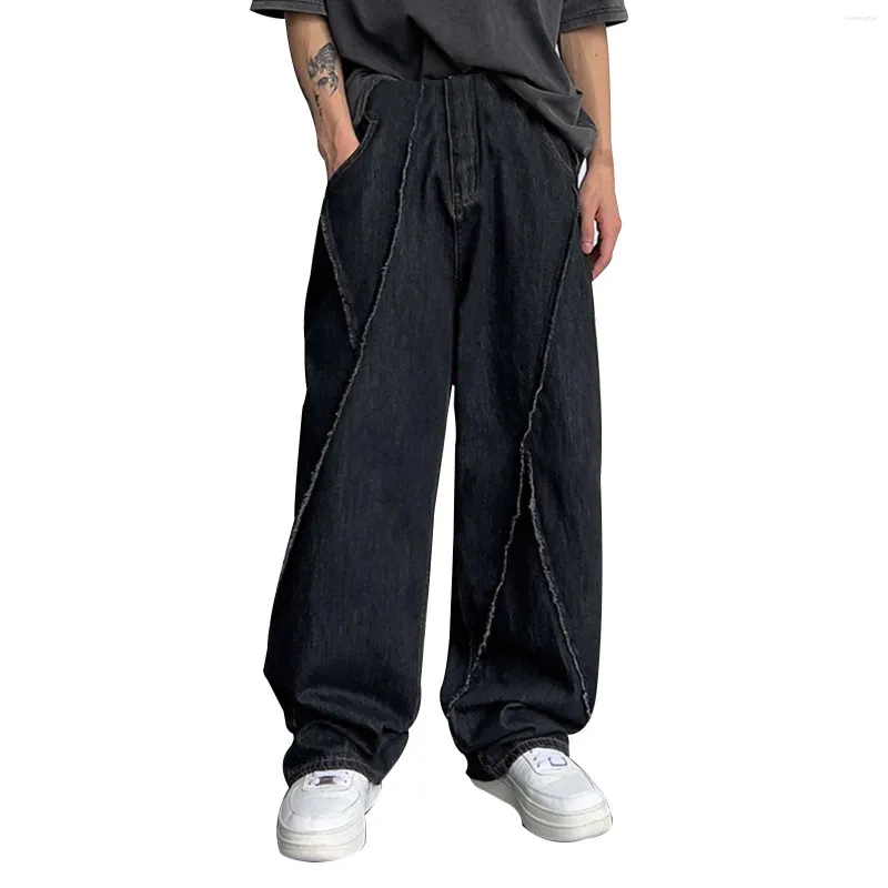 Y2K Wide Leg Jeans - Unisex High Waist Oversized Denim Trousers