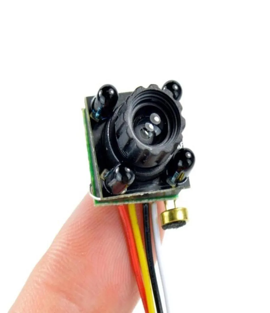 Mini caméra sténopé HD 600TVL CMOS 4 LED IR Vision nocturne objectif sténopé Mini caméra de vidéosurveillance HD caméra de Surveillance vidéo de sécurité6056269