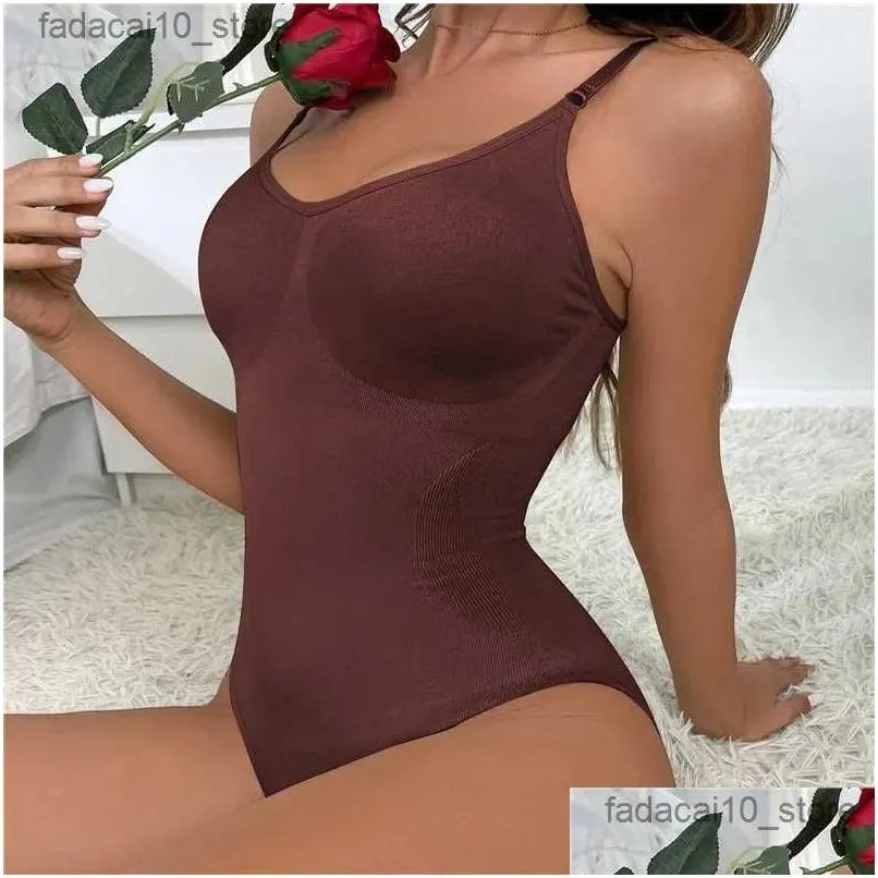 Taillen-Bauch-Shaper-Shapewear-Bodysuit für Frauen, Kontrolle, nahtloser Körperformer, Bauchtrimmer, Abnehmen, Y-Push-Up-Reduzierer, Frau, Drop-Lieferung, Otjyn