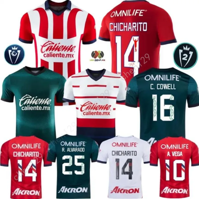 23 24 Chivas CD Guadalanara Futbol Forması A.Vega I.Brizuela E.Gutierrez C.Calderon A.Zaldivar Aarado F.Beltran J.IAS 2023 2024 Ev Futbol Gömlek 9 Futbol Forması Jersey