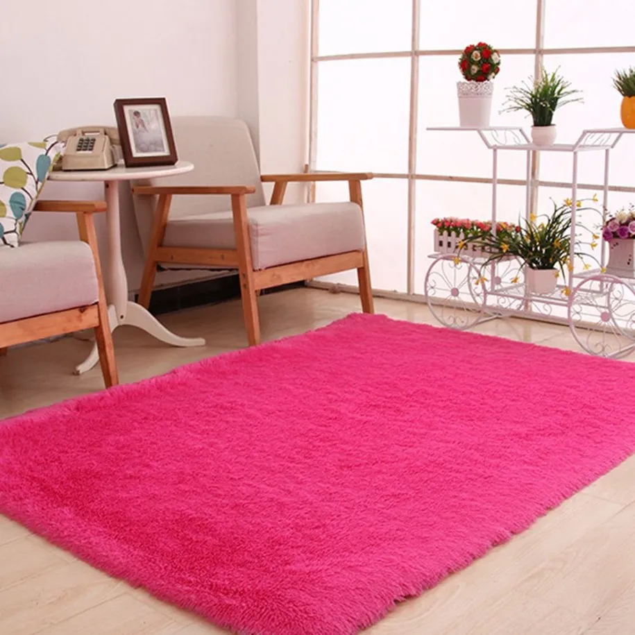 10 Colors 120x160cm Large Plush Shaggy Thicken Soft Carpet Area Rug Floor Mats For Dining Living Room Bedroom Home Office266y