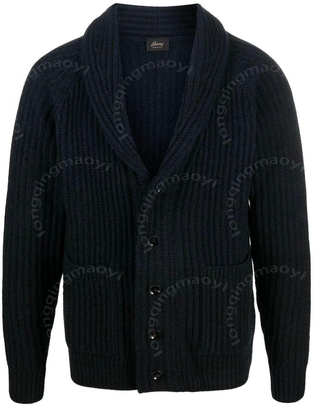 Maglioni da uomo Cappotti firmati Maglieria autunnale e primaverile Brioni Cardigan con collo a scialle a maglia grossa da donna