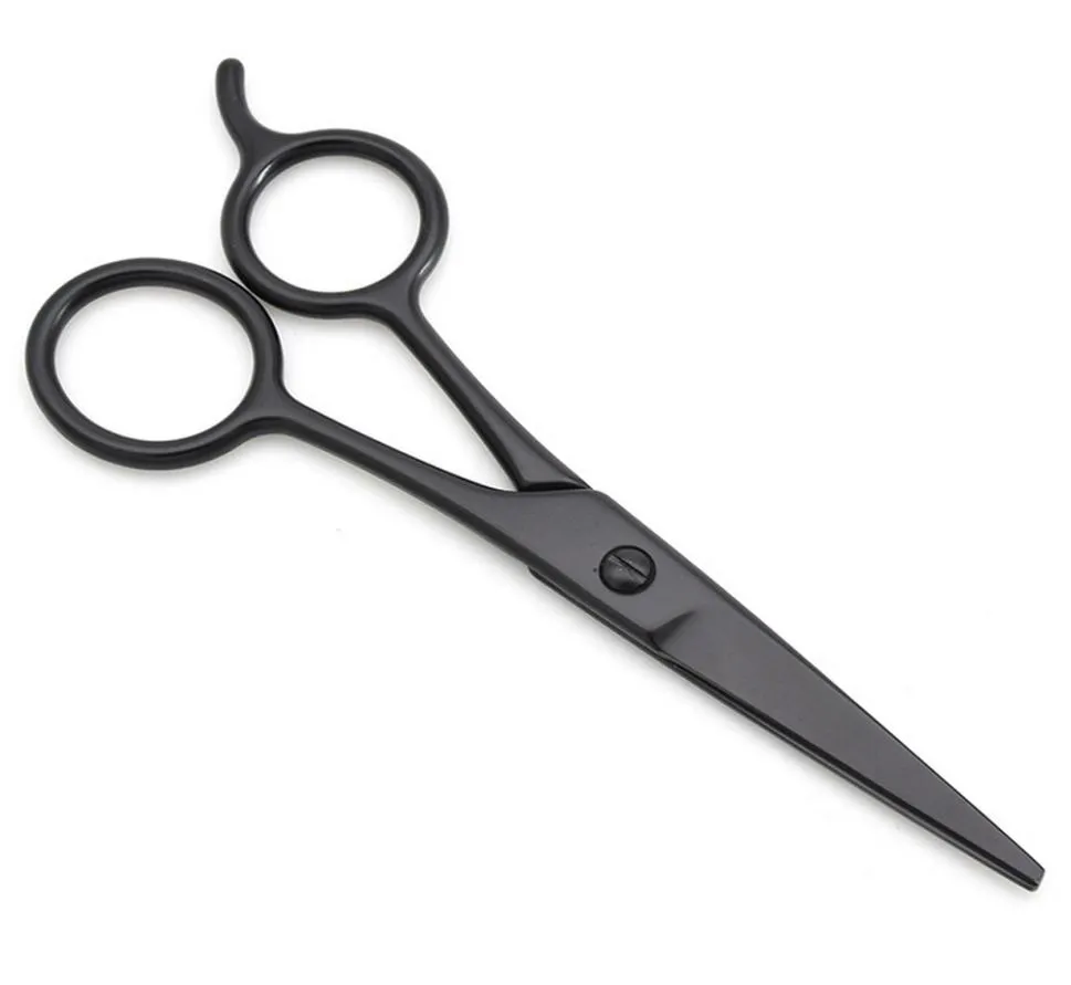 125 CM Thuisgebruik Haarschaar Kapper Zwart Mini Maat Scheren Shear Baard Trimmer Rvs Baard Schaar Wenkbrauw Snor Sc1711378