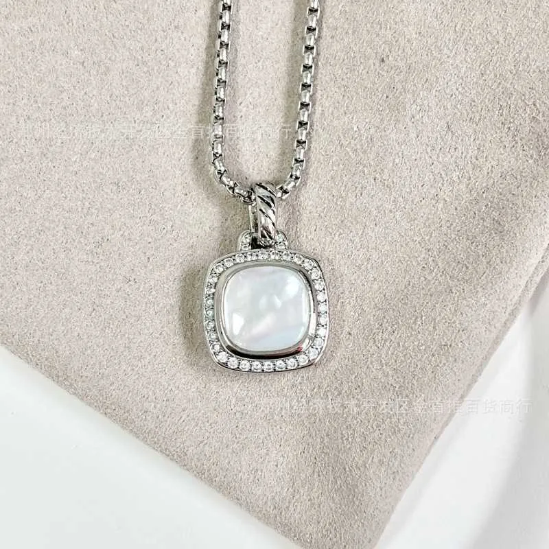 Дизайнерское ожерелье AA Sweet Love Jade Dyman с бриллиантом и маленьким ожерельем из ракушки с короной Dhep